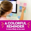 image:imagePostit 100 Recycled Paper Super Sticky Notes 18 Sticky Note Pads 187 x 187 in School Supplies and Office Products 2X the Sticking Power Wanderlust Pastels Collection