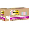 image:imagePostit 100 Recycled Paper Super Sticky Notes 3 in x 3 in 24 Pads 70 Sheets per Pad Wanderlust Pastels Back to School Supplies and Office Products