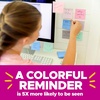 image:imagePostit 100 Recycled Paper Super Sticky Notes 4 in x 4 in 3 Pads 70 Sheets per Pad Wanderlust Pastels Back to School Supplies and Office ProductsPink Salt  Fresh Mint  Orchid Frost