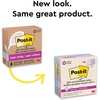 image:imagePostit 100 Recycled Paper Super Sticky Notes 4 in x 4 in 6 Pads 70 Sheets per Pad Wanderlust Pastels Back to School Supplies and Office ProductsWanderlust Pastels