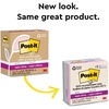 image:imagePostit 100 Recycled Paper Super Sticky Notes Canary Yellow 3 in x 3 in 5 Sticky Note Pads 70 Sheets per Pad Back to School Supplies and Office ProductsOrchid Frost  Fresh Mint  Washed Denim  Pebble Gray  Pink Salt
