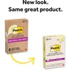 image:imagePostit 100 Recycled Paper Super Sticky Notes Lined 4 in x 6 in 8 Pads 45 Sheets per Pad Wanderlust Pastels Back to School Supplies and Office ProductsCanary Yellow