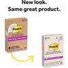 image:imagePostit 100 Recycled Paper Super Sticky Notes Lined 4 in x 6 in 8 Pads 45 Sheets per Pad Wanderlust Pastels Back to School Supplies and Office ProductsWanderlust Pastels