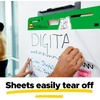 image:imagePostit Easel Pad Made with Recycled Paper 25 in x 30 in White 30 SheetsPad 2 PadsPack Great for Virtual Teachers and Students 559RP