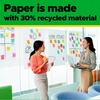 image:imagePostit Easel Pad Made with Recycled Paper 25 in x 30 in White 30 SheetsPad 2 PadsPack Great for Virtual Teachers and Students 559RP