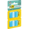 image:imagePostit Flags 50Dispenser 2 DispensersPack 1 in Wide Bright Blue 680BE2 Pack of 2