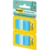 image:imagePostit Flags 50Dispenser 2 DispensersPack 1 in Wide Bright Blue 680BE2 Pack of 2