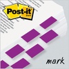 image:imagePostit Flags 50Dispenser 2 DispensersPack 1 in Wide Purple 680PU2 Pack of 2