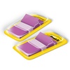 image:imagePostit Flags 50Dispenser 2 DispensersPack 1 in Wide Purple 680PU2 Pack of 2