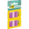 image:imagePostit Flags 50Dispenser 2 DispensersPack 1 in Wide Purple 680PU2 Pack of 2