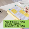 image:imagePostit Greener Notes 12 Sticky Note Pads 3 x 3 in Made with 100 Recycled Paper Canary Yellow