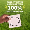 image:imagePostit Greener Notes 5 Lined Sticky Note Pads 4 x 6 in Made with 100 Recycled Paper Sweet Sprinkles Collection5 Pads