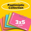 image:imagePostit Notes 3 in x 5 in 5 Pads America 1 Favorite Sticky Notes Cape Town Collection Bright Colors Magenta Pink Blue Green Clean Removal Recyclable 6555PK