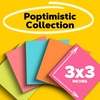 image:imagePostit Notes 3x3 in 5 Pads Americas 1 Favorite Sticky Notes Poptimistic Bright Colors Clean Removal Recyclable 6555UC3x3 Inch Pack of 2