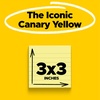 image:imagePostit Notes 3x3 in 6 Pads Americas 1 Favorite Sticky Notes Canary Yellow Clean Removal Recyclable 6306PK
