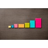 image:imagePostit Notes 3x5 in 5 Pads Americas 1 Favorite Sticky Notes Floral Fantasy Collection Bold Colors Clean Removal Recyclable 6355AU Pack of 208 x 12