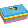 image:imagePostit Notes 3x5 in 5 Pads Americas 1 Favorite Sticky Notes Floral Fantasy Collection Bold Colors Green Yellow Orange Purple Blue Clean Removal Recyclable 6555UC