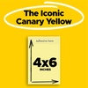 image:imagePostit Notes 4 in x 6 in 12 Sticky Notes Pads 100 Sheets per Pad Canary Yellow The Original Postit Note New Year Organization or Second Semester School Supplies4 in x 6 in