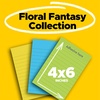 image:imagePostit Notes 4x6 in 3 Pads Americas 1 Favorite Sticky Notes Floral Fantasy Collection Bold Colors Clean Removal Recyclable 6603AU6 x 4