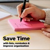 image:imagePostit Notes Beachside Cafe Collection 4x6 in 5 Pads 660 Sheets and Postit Super Sticky Notes Bright Colors Collection 3x3 in 24 Pads 1680 SheetsSticky Note  Sticky Notes  3x3 in