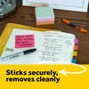 image:imagePostit Notes Cube 1 78 in x 1 78 in 3 Sticky Notes Pad 400 Sheets Assorted Bright Colors19 x 19 Pack of 8