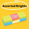 image:imagePostit Notes Cube 1 78 in x 1 78 in 3 Sticky Notes Pad 400 Sheets Assorted Bright Colors19 x 19 Pack of 8