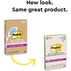 image:imagePostit Super Sticky 100 Recycled Notes 4 Sticky Note Pads 4 x 6 in 2X the Sticking Power Back to School Supplies for Students Memo Pads for Textbooks Canary YellowOasis