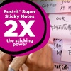 image:imagePostit Super Sticky 100 Recycled Notes 4 Sticky Note Pads 4 x 6 in 2X the Sticking Power Back to School Supplies for Students Memo Pads for Textbooks Canary YellowWanderlust Pastels