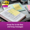 image:imagePostit Super Sticky Lined Notes 3 Sticky Note Pads 4 x 6 in School Supplies Office Products Sticky Notes for Vertical Surfaces Monitors Walls and Windows Canary Yellow14 x 4