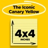 image:imagePostit Super Sticky Lined Notes 4 Sticky Note Pads 4 x 4 in School Supplies for Students Ideal for Textbooks Notebooks Walls and Vertical Surfaces Canary Yellow17 x 4