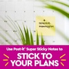 image:imagePostit Super Sticky Lined Notes 5 Sticky Note Pads 4 x 6 in School Supplies for Students Ideal for Textbooks Notebooks Walls and Vertical Surfaces Canary Yellow4 x 6 in  5 Pads