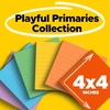 image:imagePostit Super Sticky Lined Notes 6 Sticky Note Pads 4 x 4 in Back to School Supplies for Students Ideal for Textbooks Notebooks Walls and Vertical Surfaces Playful Primaries Collection24 x 4
