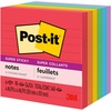 image:imagePostit Super Sticky Lined Notes 6 Sticky Note Pads 4 x 4 in Back to School Supplies for Students Ideal for Textbooks Notebooks Walls and Vertical Surfaces Playful Primaries Collection24 x 4