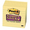 image:imagePostit Super Sticky Lined Notes 6 StickyNote Pads 4 x 4 in School Supplies Office Products Sticky Notes for Vertical Surfaces Monitors Walls and Windows Canary Yellow Pack of 24 x 4 Pack of 2