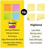 image:imagePostit Super Sticky Notes 10 Sticky Note Pads 3 x 3 in School Supplies Office Products Sticky Notes for Vertical Surfaces Monitors Walls and Windows Canary Yellow19 x 6