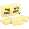 image:imagePostit Super Sticky Notes 12 Sticky Note Pads 3 x 3 in School Supplies Office Products Sticky Notes for Vertical Surfaces Monitors Walls and Windows Canary Yellow