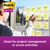 image:imagePostit Super Sticky Notes 3 Sticky Note Pads 3 x 3 in School Supplies for Students Ideal for Textbooks Notebooks Walls and Vertical Surfaces Canary Yellow
