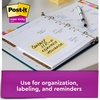 image:imagePostit Super Sticky Notes 3 Sticky Note Pads 3 x 3 in School Supplies for Students Ideal for Textbooks Notebooks Walls and Vertical Surfaces Canary Yellow