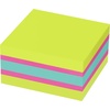 image:imagePostit Super Sticky Notes 3 in x 3 in 1 Cube 2X the Sticking Power Bright Colors Recyclable 2027SSGFA Pack of 23 x 3 Pack of 2