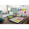 image:imagePostit Super Sticky Notes 3 in x 3 in 1 Cube 2X the Sticking Power Bright Colors Recyclable 2027SSGFA Pack of 23 x 3 Pack of 2