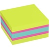 image:imagePostit Super Sticky Notes 3 in x 3 in 1 Cube 2X the Sticking Power Bright Colors Recyclable 2027SSGFA Pack of 23 x 3 Pack of 2