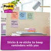 image:imagePostit Super Sticky Notes 3x3 in Assorted Pastel Colors 15 Pads 2X The Sticking Power Recyclable 65415SSPS