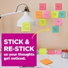 image:imagePostit Super Sticky Notes 4 in x 4 in 6 Pads amp Super Sticky Notes 4x6 in 5 PadsPack 90 SheetsPad Amazon Exclusive Bright Color Collection Aqua SplashSticky Notes  Super Sticky Notes