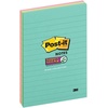 image:imagePostit Super Sticky Notes 4x6 in Supernova Neons Collection Lined 3 PadsPack 46453SSAN Pack of 2Aqua Splash  Acid Lime  Tropical Pink
