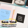image:imagePostit Super Sticky Notes 5 Note Pads 3x3 in 2X the Sticking Power School Supplies and Office Products Sticky Notes for Vertical Surfaces Monitors Walls and Windows Simply SereneSimply Serene