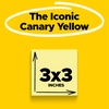 image:imagePostit Super Sticky Notes 5 Sticky Note Pads 3 x 3 in School Supplies Office Products Sticky Notes for Vertical Surfaces Monitors Walls and WindowsCanary Yellow
