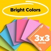 image:imagePostit Super Sticky Notes Assorted Bright Colors 3x3 in 15 PadsPack 45 SheetsPad 2X The Sticking Power Recyclable Apple Pack32 x 31