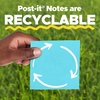 image:imagePostit Super Sticky Notes Assorted Bright Colors 3x3 in 15 PadsPack 45 SheetsPad 2X The Sticking Power Recyclable Apple Pack32 x 31