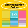 image:imagePostit Super Sticky Notes Limited Edition Color Collection  Postit Greener Notes Sweet Sprinkles Collection79 x 119 Pack of 12