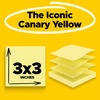 image:imagePostit Super Sticky Popup Notes 3 in x 3 in 12 Pads 2X The Sticking Power Canary Yellow Recyclable R33012SSC amp Popup Notes Dispenser 3 in x 3 in Black Base Clear Top DS330BKSuper Sticky PopUp  Popup Notes Dispenser